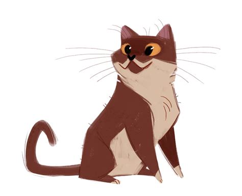 Daily Cat Drawings — 478 Brown Cat