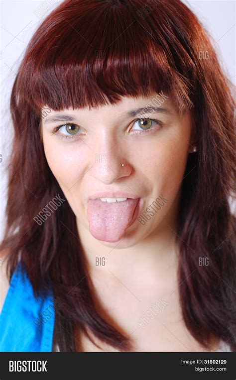 Sticking Tongue Out Image And Photo Free Trial Bigstock