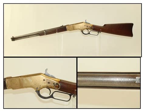 Collage Winchester Model 1866 Lever Action Saddle Ring Carbine
