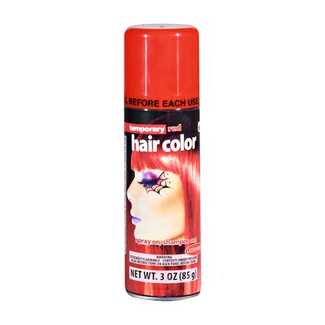 Halloween Temporary Hair Color Spray Red