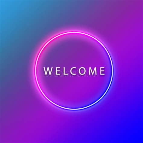 Welcome Screen Or Button Stock Illustration Illustration Of Pink