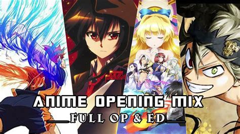 Best Anime Openings And Endings Compilation Full Songs Youtube