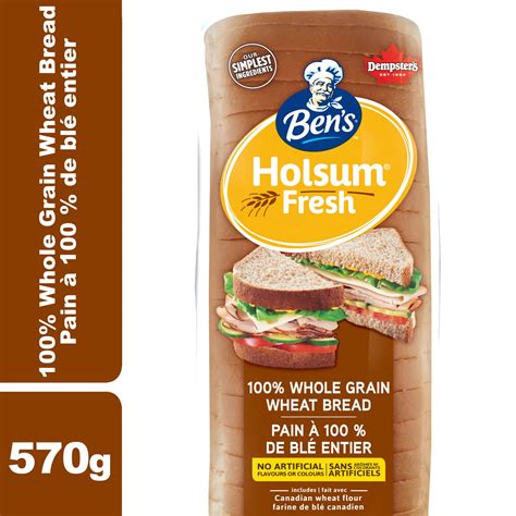 Bens Holsum Fresh 100 Whole Grain Wheat Bread Walmart Canada