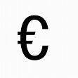 Euro sign logo PNG free download