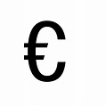 Euro sign logo PNG free download