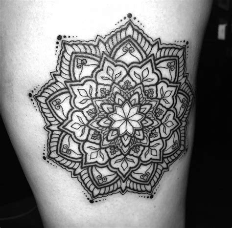 Blackwork Ornamental Mandala Dotwork Tattoo Follow Me On My Blog To