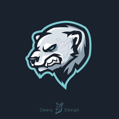 Polar Bear Mascot Logo Radobeillustrator