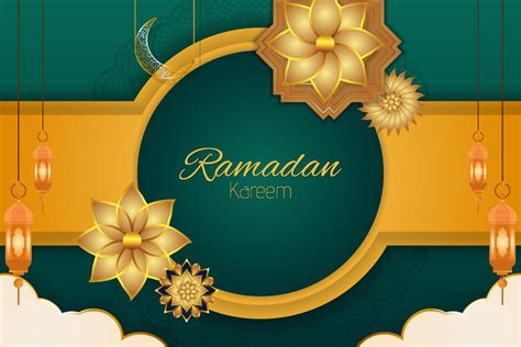 Ramadan Kareem Islamic Background With Element 5906190 Vector Art At