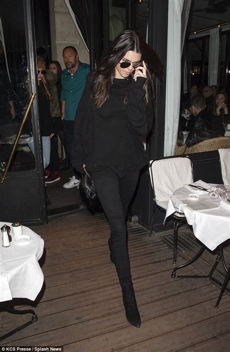 Kendall Jenner Joins Hailey Baldwin And Chris Brown For Friendly Dinner