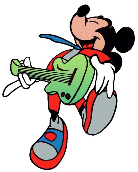 Pin By Lala On M Guitar Mickey Mouse Art Mickey Mouse Disney Characters