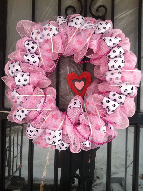 Valentines Tulle Wreath Tulle Wreath Wreaths Crafts