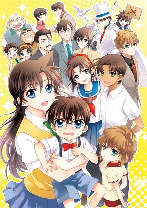 Detective Conan Case Closed Mori Ran Edogawa Conan Haibara Ai Tôyama