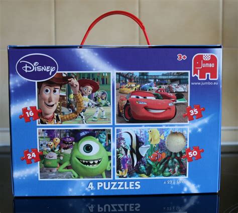 Jumbo Games Disney Pixar 4 In 1 Jigsaw Puzzles Over 40 And A Mum To One