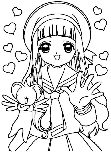 Sakura Coloring Pages Learn To Coloring