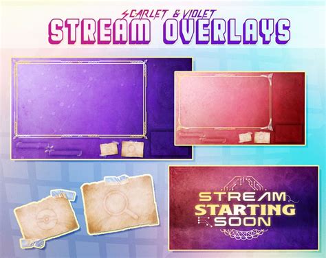 Stream Overlays Pokémon Scarlet And Violet Twitch Youtube Pokémon