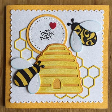 This Amazing Card Was Created With Joset Designs Bee Beehive And