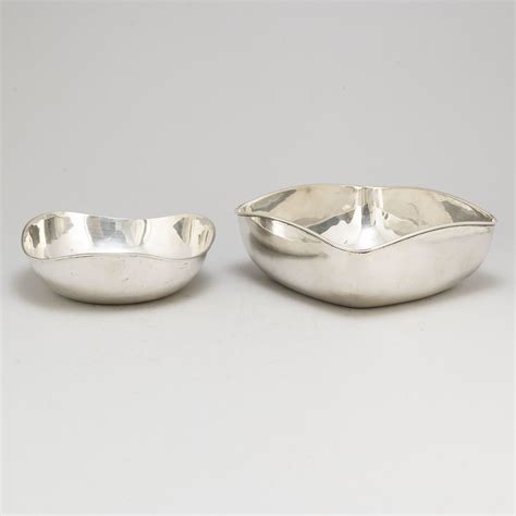 Two Sterling Silver Bowls From Mexico Bukowskis