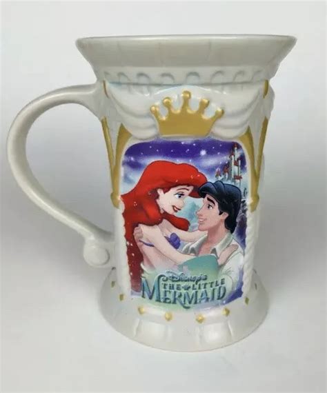 Disney Store Exclusive Ariel The Little Mermaid Castle Coffee Mug Cup