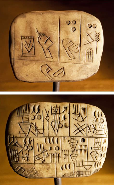 Sumeria Escritura Cuneiforme Réplicas Seramik Ahşap Semboller