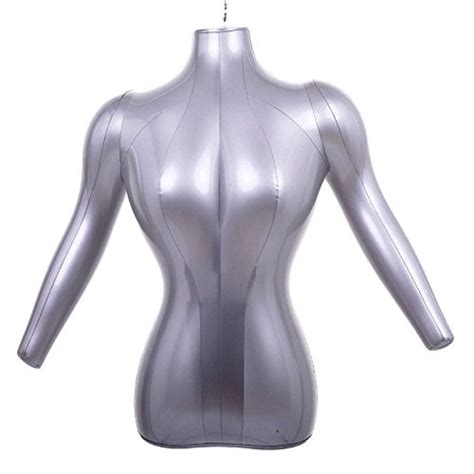 Newsmarts Inflatable Male Mannequin Half Body With Arms Torso Shirt