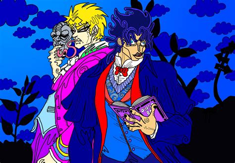 Drawing Every Jjba Character In Boingos Style — Phantom Blood Cover