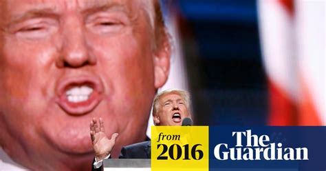 i am your voice donald trump accepts nomination video us news the guardian