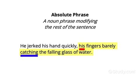 How To Identify Absolute Phrases English