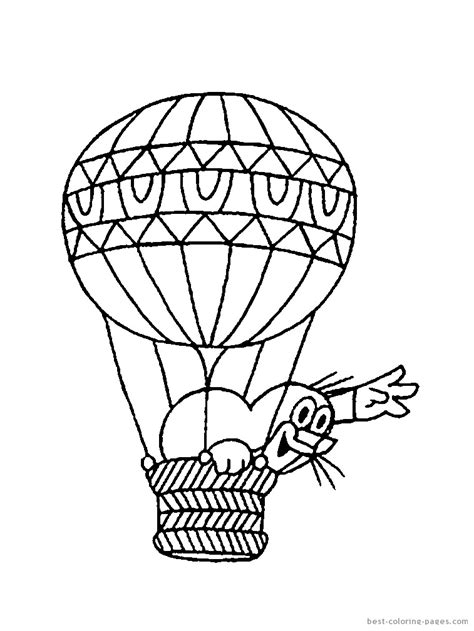 222x250 unlimited hot air balloon outline vintage with basket vector icon. Hot Air Balloon Basket Coloring Pages