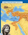 L'impero di Alessandro Magno nel 324 a.C.