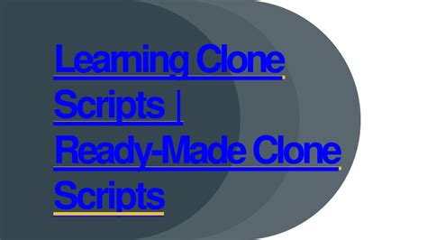Ppt Online Learning Clone Script Readymade Clone Script Powerpoint