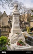 Grabmal des Dichters Heinrich Heine auf dem Pariser Friedhof Cimetiere ...