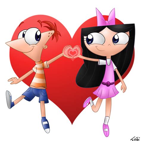 Phineas And Isabella Power Of Love By Leibi97 On Deviantart