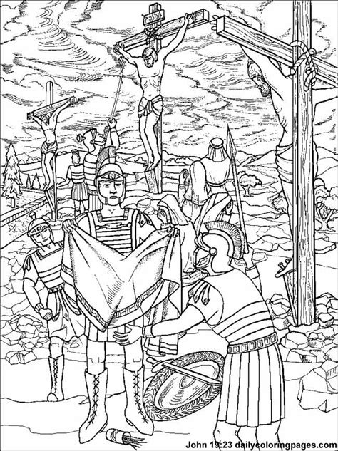 Crucifixion And Resurrection Of Jesus Christ Coloring Page Coloring Home