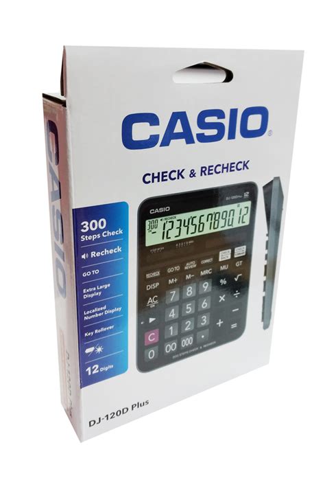 Casio Calculator Dj120d Plus Ay Stationery