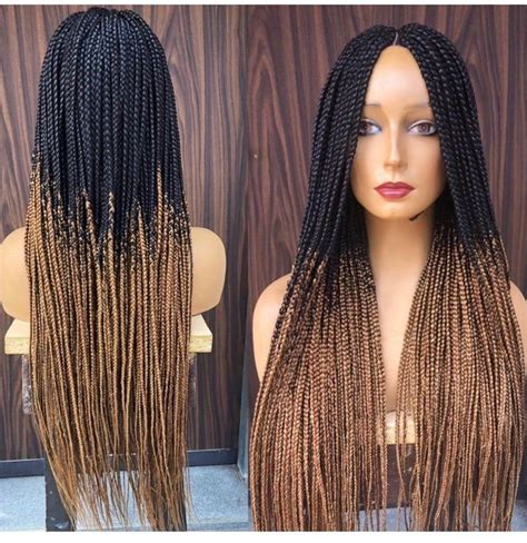 braided 3 tone wig pls chose your colors the length in the picture is 24inches long the colors