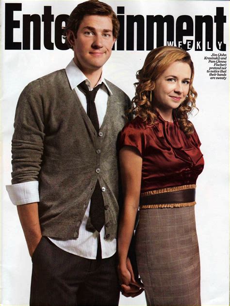 John Krasinski And Jenna Fischer On The Cover Of Entertainment Weekly