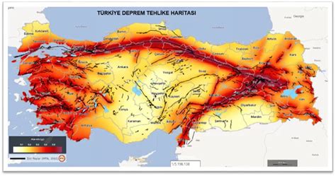 Türkiye Deprem Haritası Riskli Deprem Bölgeleri ve Şehirler Bayburt