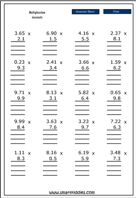 13 Best Images Of Long Multiplication Worksheets With