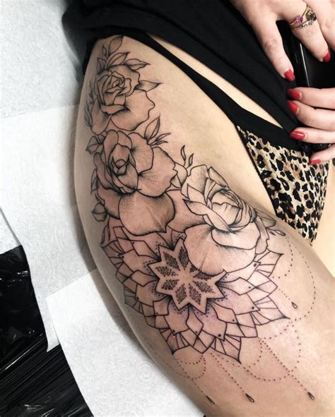 55 Most Beautiful Thigh Tattoos You Will Love Xuzinuo Page 24