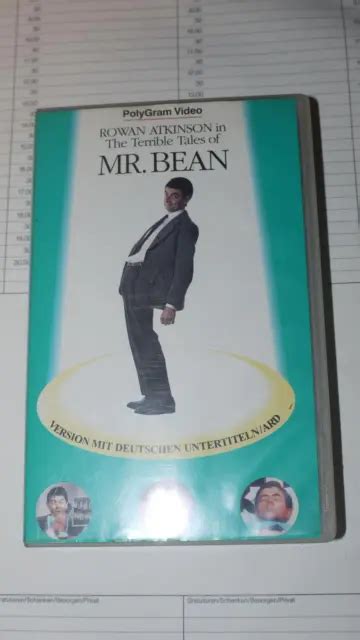 Mr Bean Rowan Atkinson The Terrible Tales Of Mr Bean Vhs Video