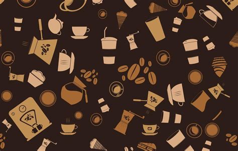 Coffee Pattern Wallpapers Top Free Coffee Pattern Backgrounds