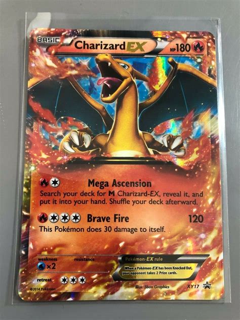 From your shopping list to your doorstep in as little as 2 hours. Pokémon PL/LP JUMBO Pokemon CHARIZARD EX Card BLACK STAR Promo XY17 Set OVERSIZED Large ...