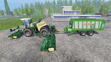 Krone Big M Attach V For Farming Simulator