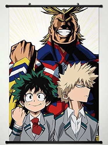 My Hero Academia Wall Scroll Poster Fabric Painting For