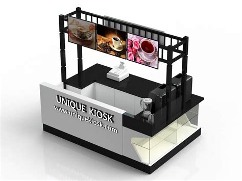 Retail Food Kiosk Small Coffee Stand With Glass To San Francisco