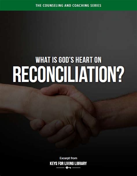 Free Resource On Reconciliation Hope For The Heart