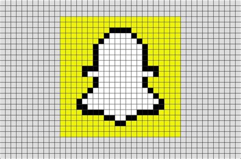 Snapchat Pixel Art Pixel Art Minecraft Pixel Art Pixel Art Design