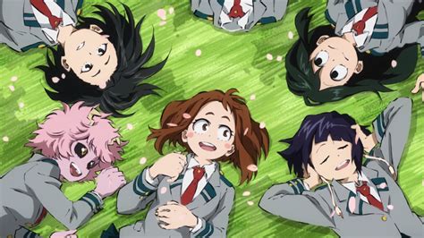 Fond Décran Boku No Hero Academia Filles Anime Uraraka Ochako