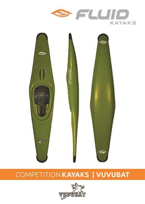 A Green Kayak Is Shown With The Words Competition Kayaks Vvjubat
