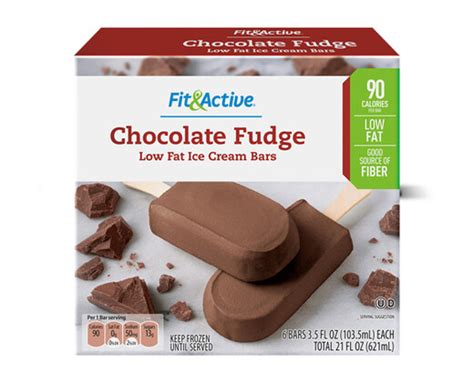 Fit And Active Low Fat Fudge Bars 6 Ct Aldi Us